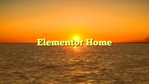 Elementor Home